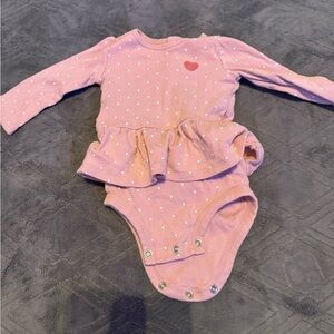 Carter's Pink Polka Dot Bodysuit